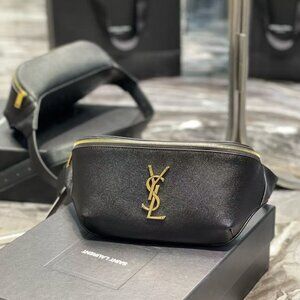 YSL Monogram Leather Belt Bag